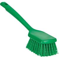 ColorCore Short Handle Brush, Stiff Bristles, 12" Long, Green Oxymax Inc