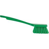 ColorCore Short Handle Brush, Stiff Bristles, 12" Long, Green Oxymax Inc