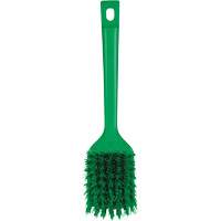 ColorCore Short Handle Brush, Stiff Bristles, 12" Long, Green Oxymax Inc