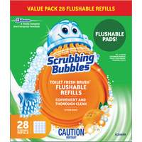 Recharge de tampons pour la brosse pour cuvettes Scrubbing Bubbles Fresh Brush, Recharge Oxymax Inc