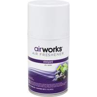 Désodorisant en aérosol à doses mesurées AirWorks<sup>MD</sup>, Vignoble, Canette aérosol JM612 | Oxymax Inc