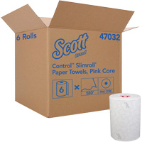 Serviettes Slimroll* de Scott en rouleau dur, 1 pli, Standard, 580' lo Oxymax Inc