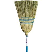 Light-Duty Indoor/Outdoor Corn Broom, 5-String, Wood Handle Oxymax Inc