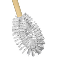Brosse &agrave; cuvettes HD &agrave; broche torsad&eacute;e, 20" l, Soies Polypropyl&egrave;ne, Jaune Oxymax Inc