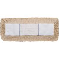 Dust Mop, Slip On Style, Cotton, 24" L x 5" W Oxymax Inc