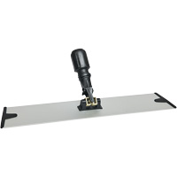 Support de vadrouille &agrave; &eacute;pousseter en microfibres &agrave; boucles et crochets, 18", Aluminium Oxymax Inc