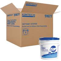 WetTask Wiping System Bucket with Lid Oxymax Inc