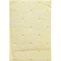 Tampon absorbant haute capacit&eacute; pour produits chimiques, Mati&egrave;res dangereuses, 14,5" x 9,25", 26,3 gal d'absorption Oxymax Inc