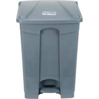 Step-On Garbage Can, Plastic, 12 US gal. Capacity Oxymax Inc