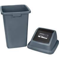 Garbage Can, Plastic, 26 US gal. Oxymax Inc