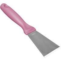 Large Stainless Steel Scraper, Pink, 3" W x 9" L Oxymax Inc