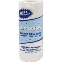 Snow Soft Premium Kitchen Towels, 2 Ply, 85 Sheets/Roll, 8" W, 11" L Oxymax Inc