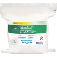 Lingettes désinfectantes et nettoyantes à base de peroxyde d'hydrogène Healthcare<sup>MD</sup>, 185 lingettes  JO253 | Oxymax Inc