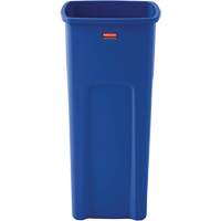 Conteneur de recyclage carr&eacute; Untouchable, Vrac, Plastique, 23 gal. US Oxymax Inc