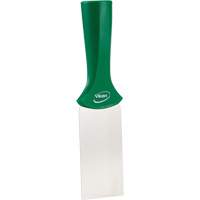Handle-Mounted Stainless Steel Scraper, Green, 2" W x 8" L Oxymax Inc