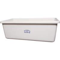 Transport Storage Tub, Plastic, White Oxymax Inc