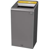 Conteneur pour d&eacute;chets de bidon Configure, Vrac/Bord de rue/De bureau, Acier, 23 gal. US Oxymax Inc