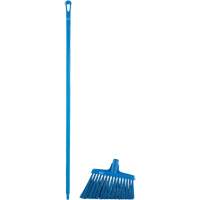 T&ecirc;te &agrave; balai en angle avec manche en m&eacute;tal, Crins Extra-ferme, 12", Polyester, Bleu Oxymax Inc