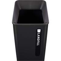Bac d'ordures destin&eacute;s &agrave; l'enfouissement Sustain, Plastique/Acier, 23 gal. US Oxymax Inc