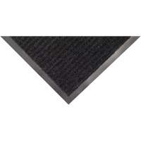 Twin Rib Matting, Wiper/Scraper, 3' x 5' x 1/4", Charcoal Oxymax Inc