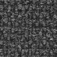 Supreme Knob Entrance Matting, Wiper/Scraper, 3-1/2' x 6' x 7/16", Charcoal Oxymax Inc