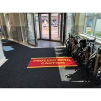Supreme Knob Entrance Matting, Wiper/Scraper, 3-1/2' x 6' x 7/16", Charcoal Oxymax Inc