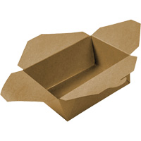 Kraft Take Out Food Containers, Corrugated, Recantgular JP923 | Oxymax Inc