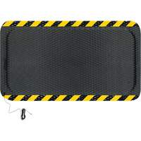 Tapis conductible Hog Heaven, 3' la x 5' lo, 5/8" &eacute;paisseur, Noir/Jaune, Nitrile Oxymax Inc