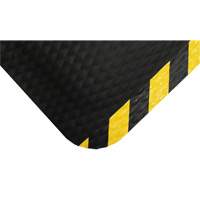 Tapis Hog Heaven, Losange, 4-4/5' x 8' x 7/8", Noir/Jaune, Nitrile Oxymax Inc