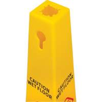 Wet Floor Safety Cone, Bilingual with Pictogram Oxymax Inc
