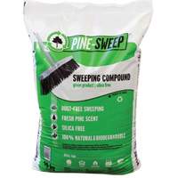 Compos&eacute; de balayage biod&eacute;gradable Pine Sweep, Sac, 44 lb (20 kg) Oxymax Inc