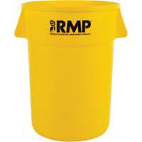 Garbage Bin, Polyethylene, 44 US gal. Oxymax Inc