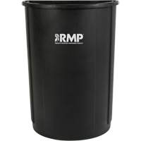 Half-Round Garbage Bin, Polyethylene, 21 US gal. Oxymax Inc