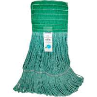 T&ecirc;te de vadrouille &agrave; bande large, Antimicrobien/Finition de plancher/Sp&eacute;cialis&eacute;, Coton/Rayonne/Synth&eacute;tique, Style Boucle Oxymax Inc