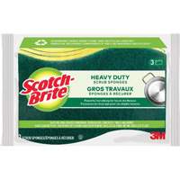 Scotch-Brite&reg; Heavy Duty Scrub Sponge, Scrubbing, 2-3/5" W x 4-2/5" L Oxymax Inc
