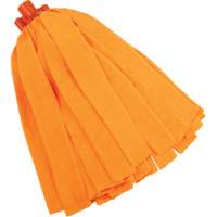 Socket Mop, Orange, Microfibre, Cut Style Oxymax Inc