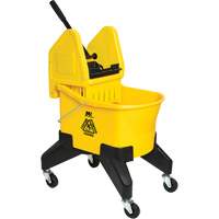 Grizzly Mop Wringer & Bucket, Side Press, 8 US Gal. (32 Quart), Yellow Oxymax Inc