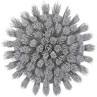 Brosse ronde HyDrive pour perceuse, Soies Tr&egrave;s ferme, Longueur de 3-1/10", Blanc Oxymax Inc