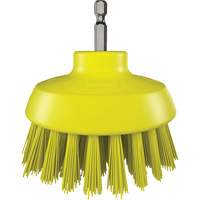 Brosse ronde HyDrive pour perceuse, Soies Tr&egrave;s ferme, Longueur de 3-1/10", Jaune Oxymax Inc