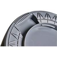 Grey Titan Garbage Container, Plastic, 20 US gal. Oxymax Inc