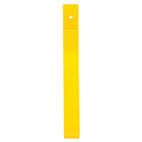 Poteau de garde-corps, Acier, 10-3/4" lo x 24" h, Jaune Oxymax Inc