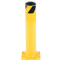 Safety Bollard, Steel, 24" H x 4.5" W, Yellow Oxymax Inc
