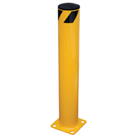 Safety Bollard, Steel, 36" H x 5.5" W, Yellow Oxymax Inc