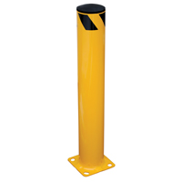 Safety Bollard, Steel, 36" H x 5.5" W, Yellow Oxymax Inc