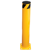 Safety Bollard, Steel, 36" H x 5.5" W, Yellow Oxymax Inc