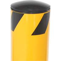 Bollard, Steel, 42" H x 5-1/2" W, Yellow Oxymax Inc