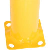 Bollard, Steel, 42" H x 5-1/2" W, Yellow Oxymax Inc