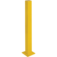 Butoirs robustes, Acier, 48" h x 4" la, Jaune Oxymax Inc