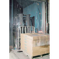 Strip Curtain Doors, 10' x 10' Door Opening, 12" Strip Width, 0.120" Strip Thickness Oxymax Inc