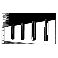 D&eacute;fenses de quai en caoutchouc refoul&eacute;, Caoutchouc, 4-1/2" la x 12" lo x 3-3/4" p Oxymax Inc